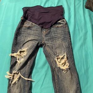 Pink Blush maternity jeans